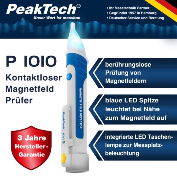 PeakTech® P 1010 Non-contact magnetic field tester - Image 2