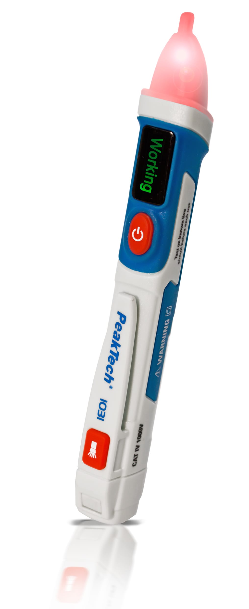 PeakTech® P 1031 AC voltage tester 50 - 1000 V AC with vibration
