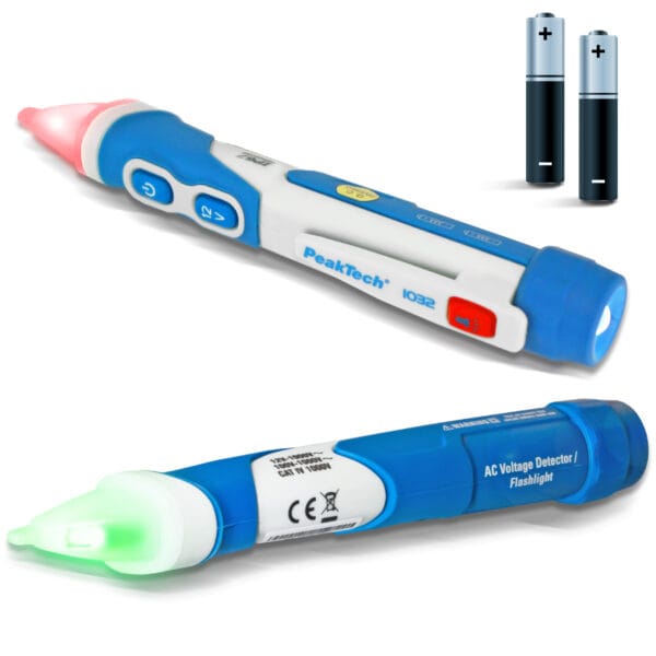 PeakTech® P 1032 AC voltage tester 12 - 1000 V AC with vibration - Image 2