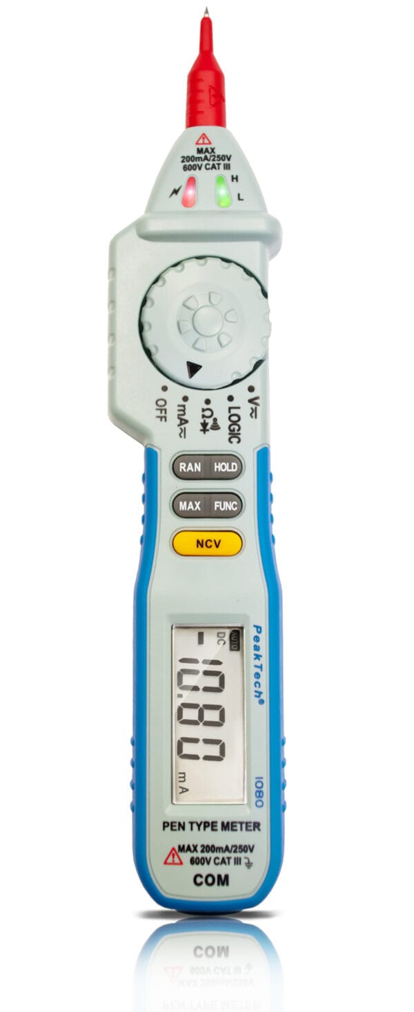 PeakTech® P 1080 600V AC / DC pen- type multimeter ~ 2000 digit LCD