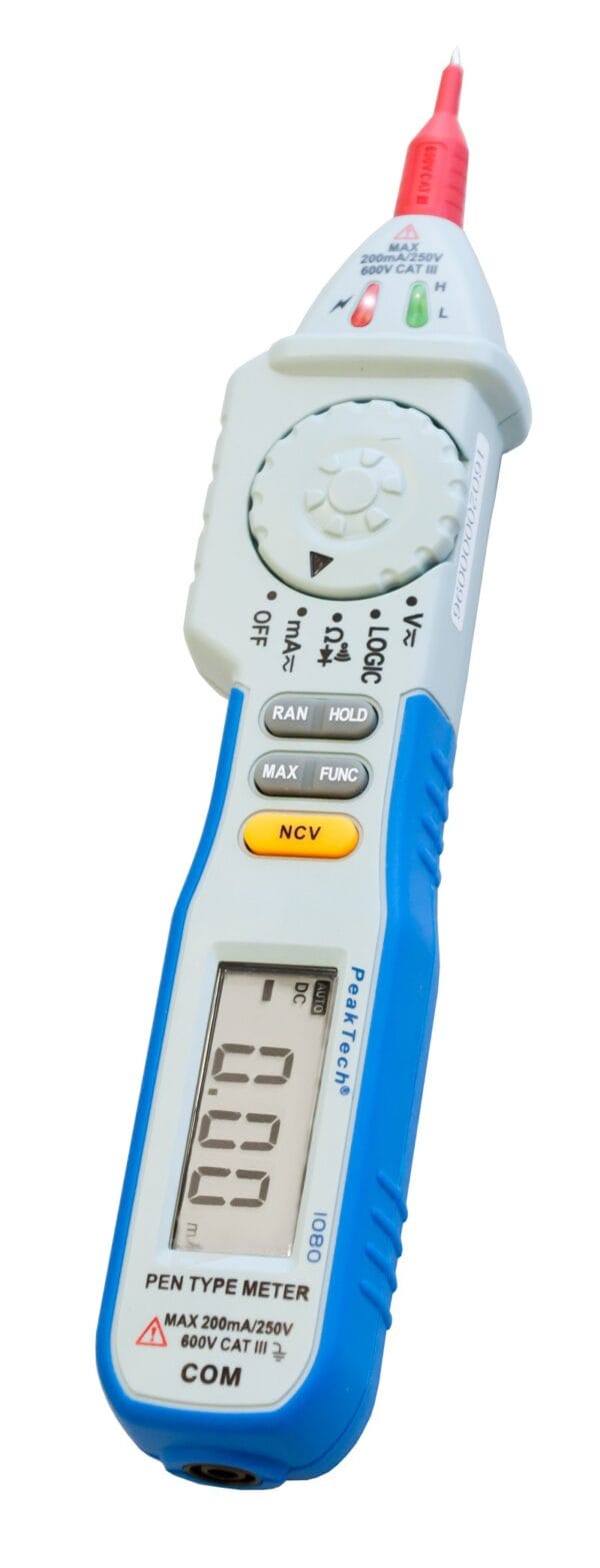 PeakTech® P 1080 600V AC / DC pen- type multimeter ~ 2000 digit LCD - Image 6