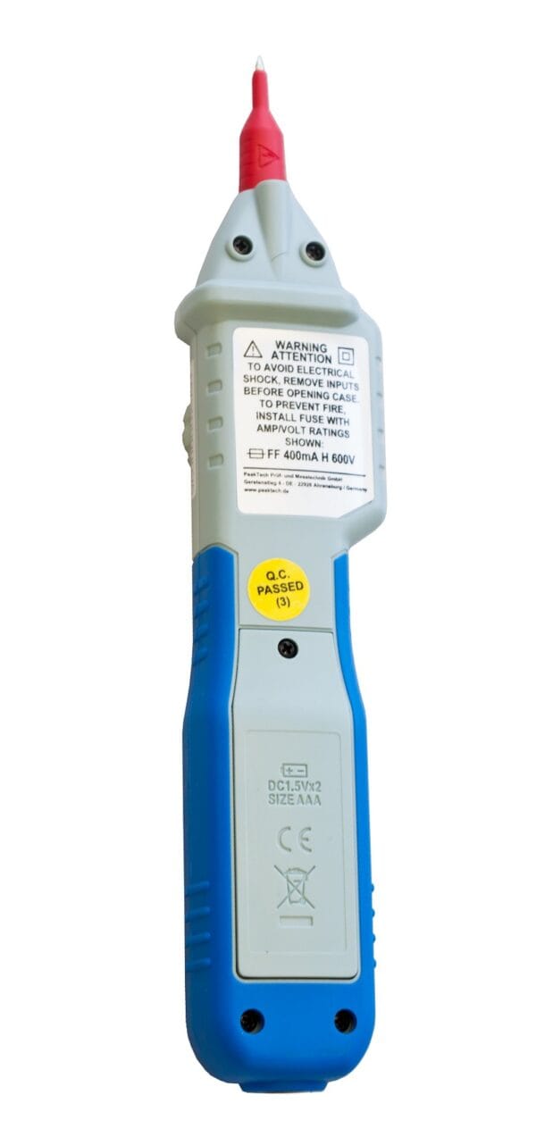 PeakTech® P 1080 600V AC / DC pen- type multimeter ~ 2000 digit LCD - Image 3