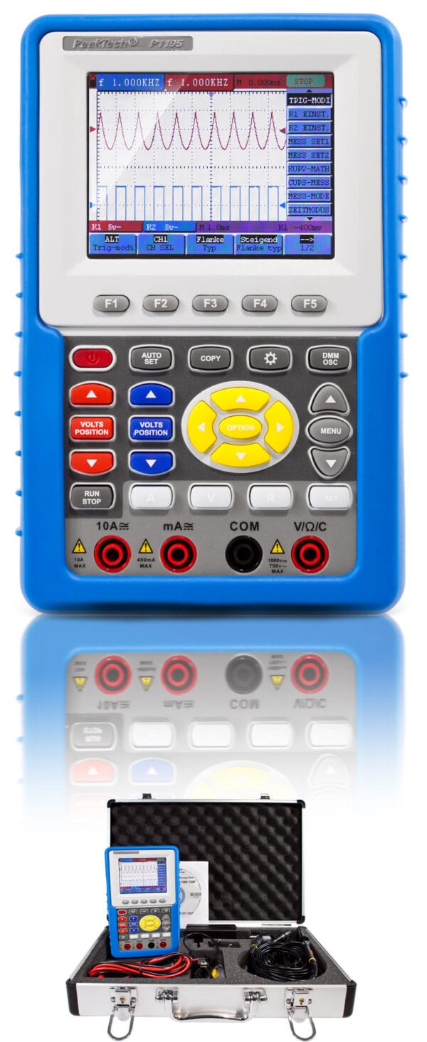 1 GS/s handheld oscilloscope