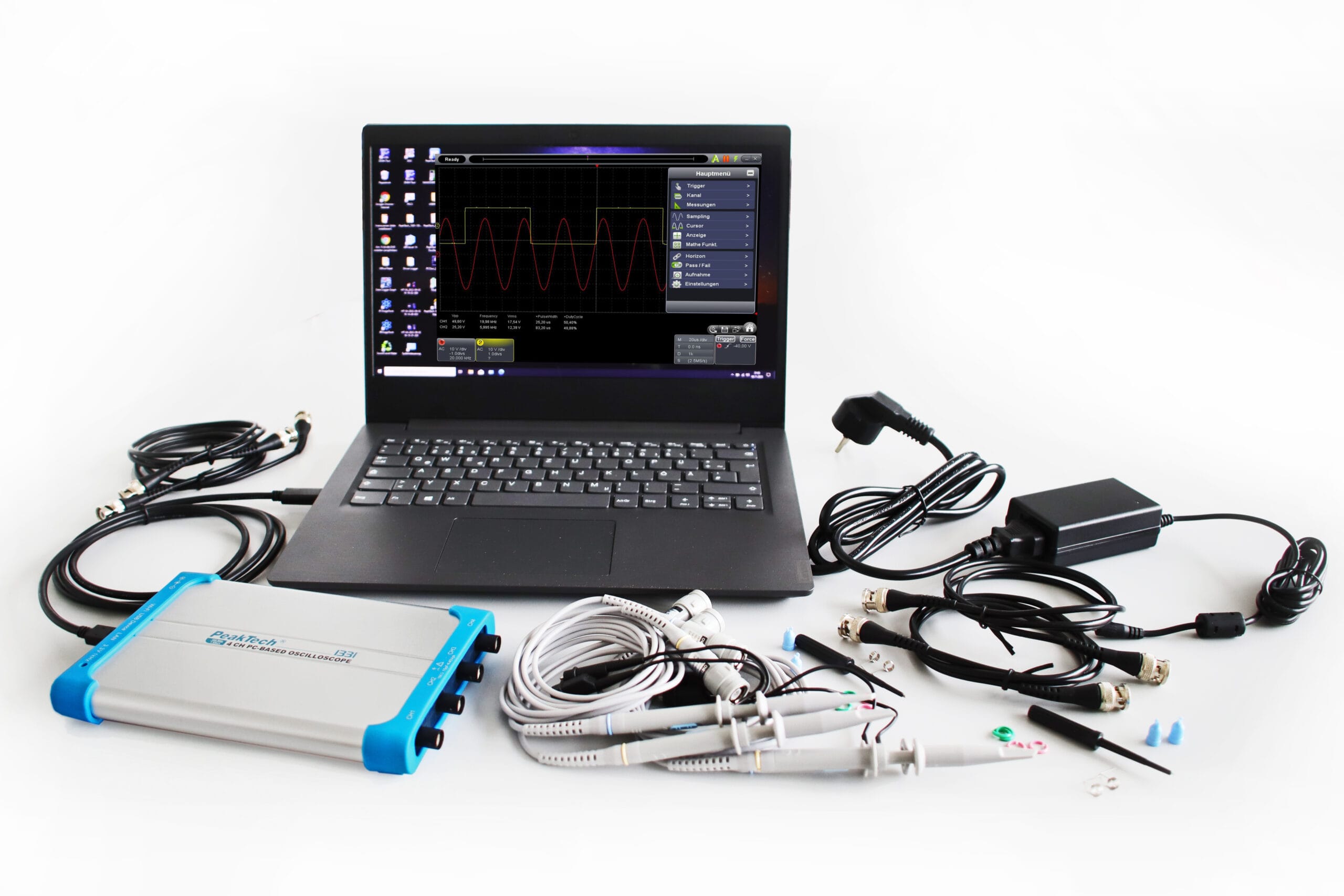 1 GS/s PC Oscilloscope with USB&LAN