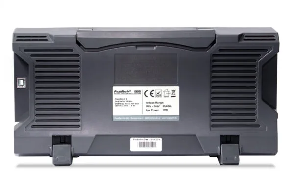 PeakTech® P 1336 50 MHz/2 CH, 500 MS/s digital storage oscilloscope - Image 3