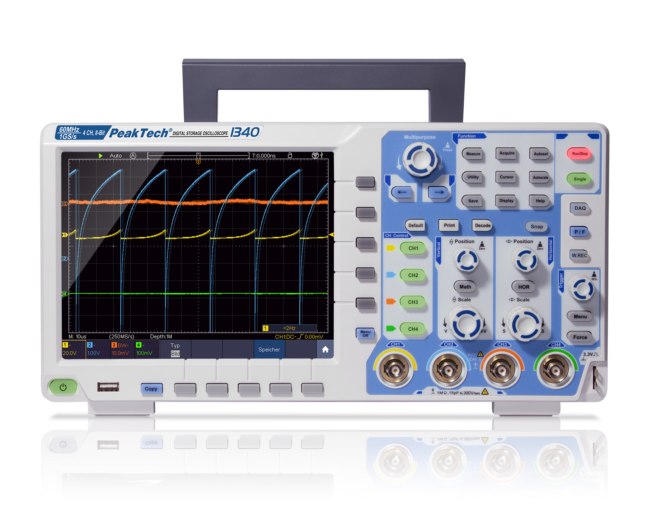 PeakTech® P 1340 60 MHz / 4 CH