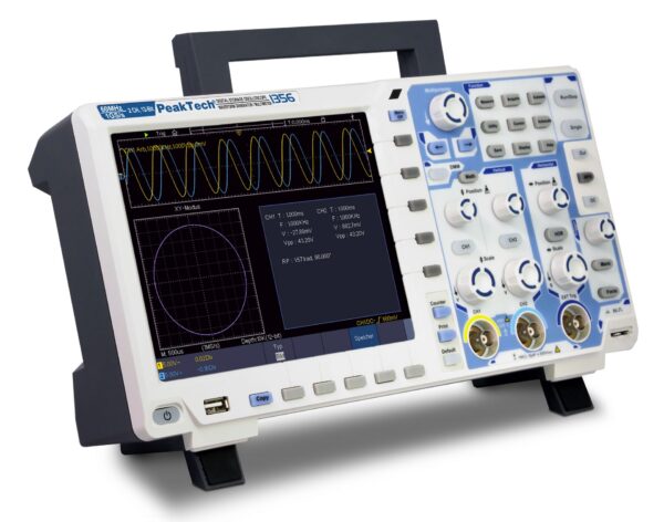 peaktech® p 1356 60 mhz / 2 ch, 1 gs/s touchscreen oscilloscope