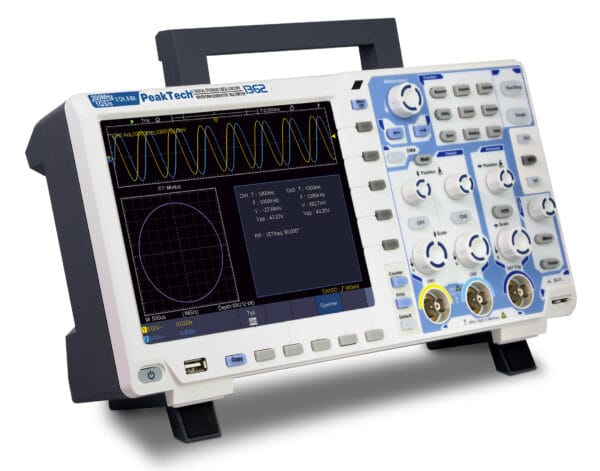 PeakTech® P 1362 200 MHz / 2 CH, 2 GS/s touchscreen oscilloscope - Image 5