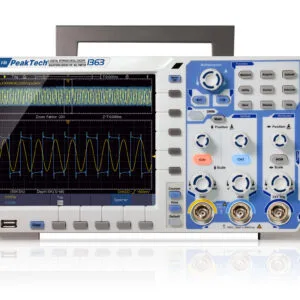 PeakTech® P 1363 300 MHz / 2 CH, 2.5 GS/s touchscreen oscilloscope - Image 6