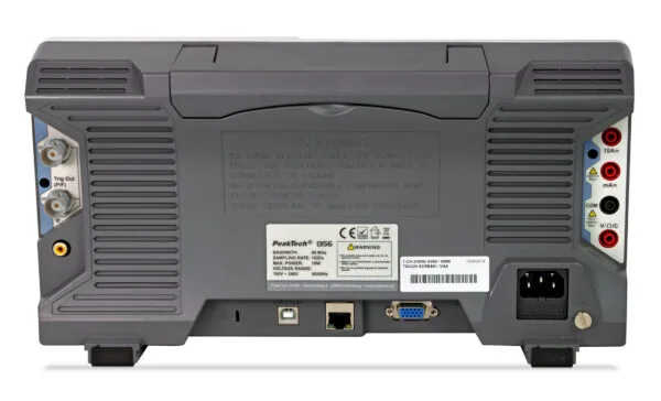 PeakTech® P 1363 300 MHz / 2 CH, 2.5 GS/s touchscreen oscilloscope - Image 7