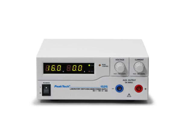 PeakTech® P 1525 Laboratory power supply DC 1 - 16 V / 0 - 40 A - Image 2