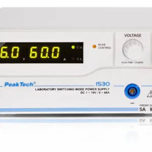 PeakTech® P 1530 Laboratory power supply DC 1 - 16 V / 0 - 60 A