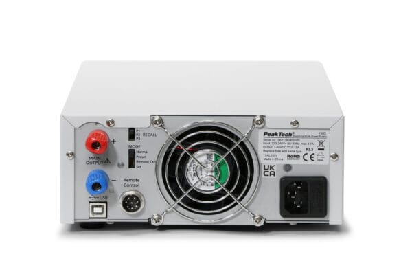 PeakTech® P 1585 Laboratory power supply DC 1 - 60V / 0 - 15A & USB - Image 4