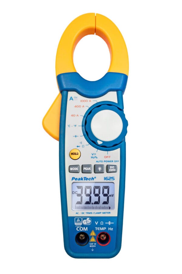 PeakTech® P 1625 TrueRMS clamp meter 4,000 counts 1000 A AC/DC - Image 5