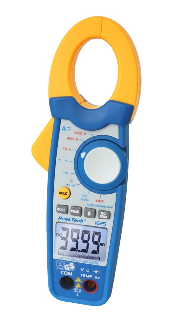 PeakTech® P 1625 TrueRMS clamp meter 4,000 counts 1000 A AC/DC - Image 3