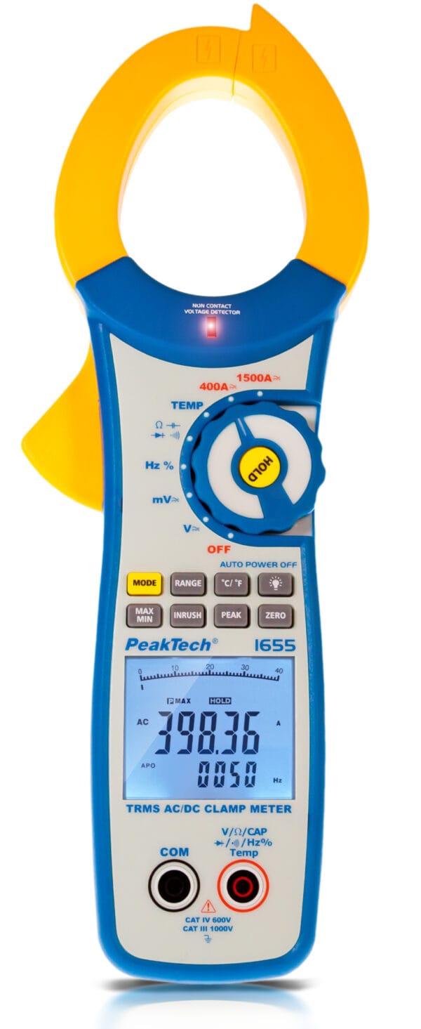 PeakTech® P 1655 TrueRMS clamp meter 40