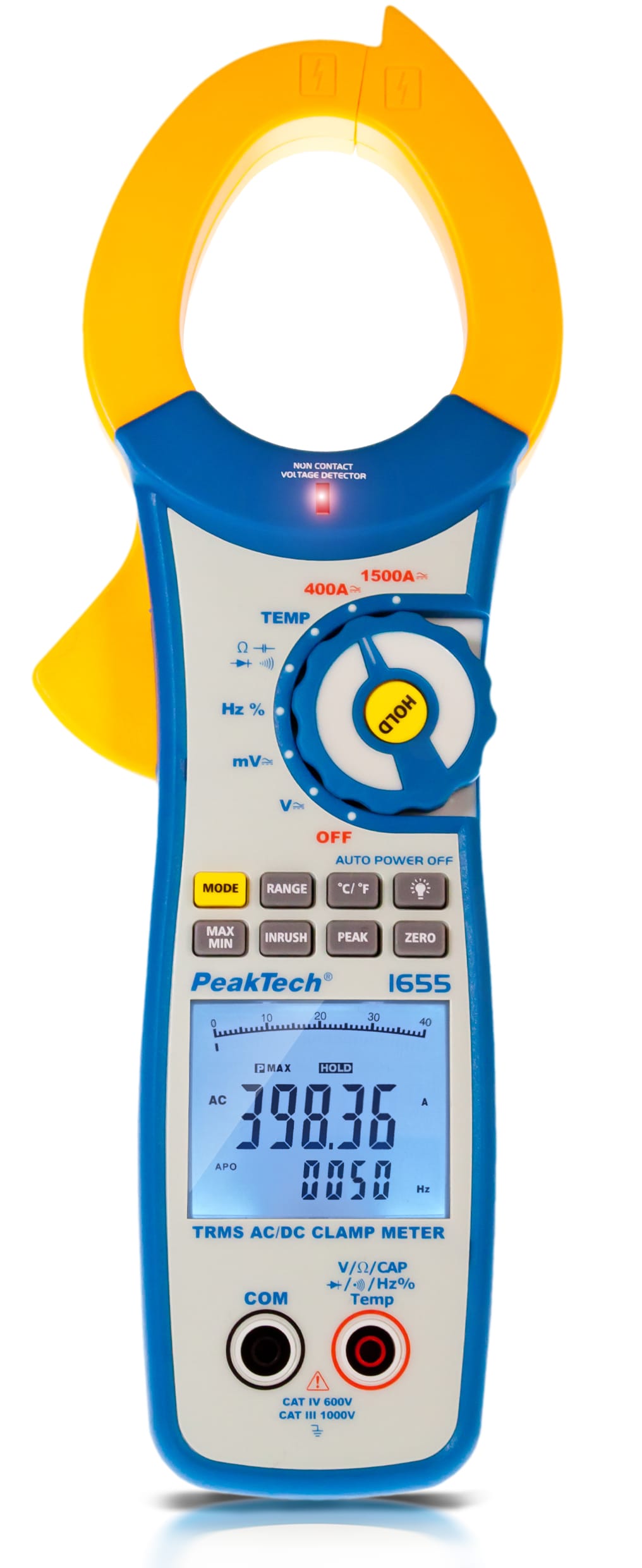 PeakTech® P 1655 TrueRMS clamp meter 40