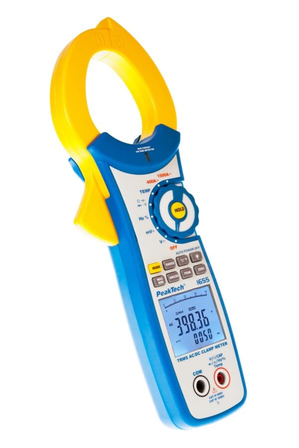 PeakTech® P 1655 TrueRMS clamp meter 40,000 counts 1500 A AC/DC - Image 3