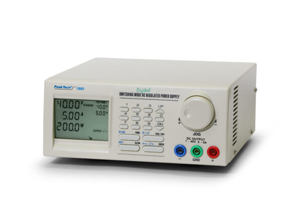 PeakTech® P 1885 Laboratory power supply DC 1 - 40V / 0 - 5A with USB - Image 3