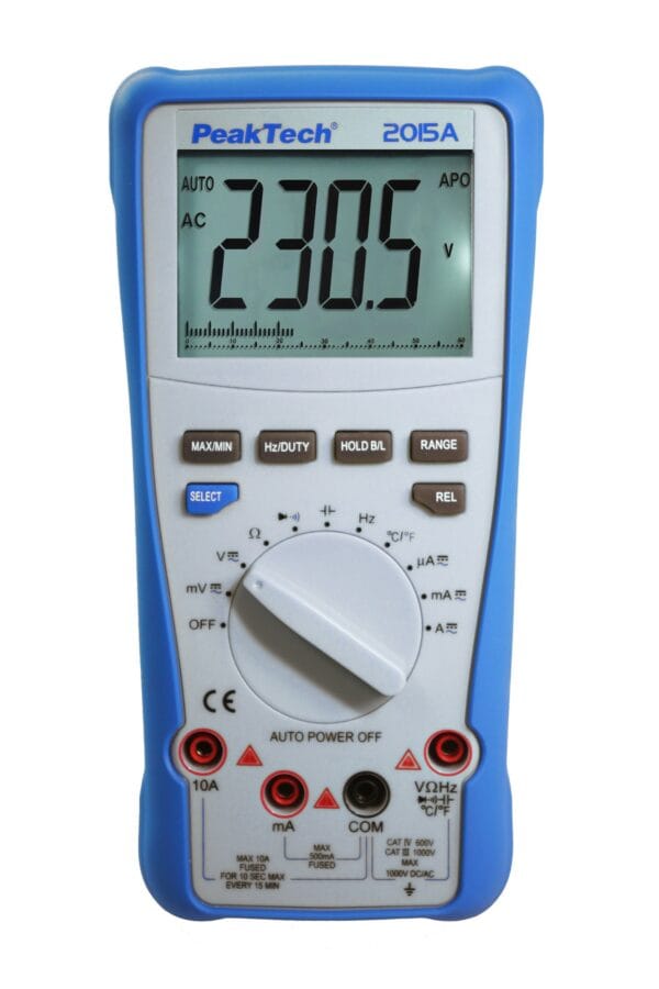 PeakTech® P 2015 A True RMS 1000 V digital multimeter 4000 Counts