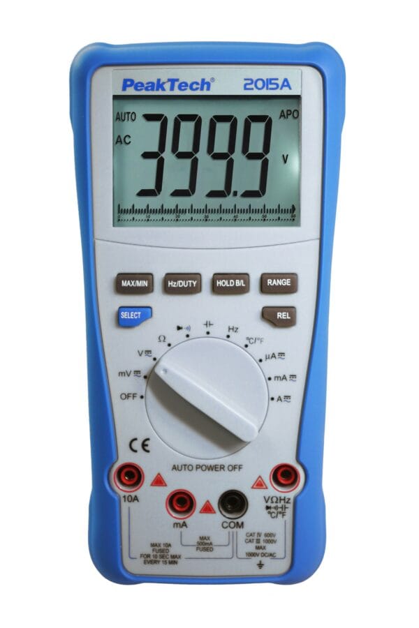 PeakTech® P 2015 A True RMS 1000 V digital multimeter 4000 Counts - Image 2