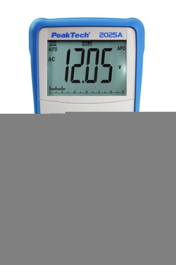 PeakTech® P 2025 A True RMS digital multimeter ~ 6.000 Counts ~ 1000V AC/DC ~ 10A AC/DC ~ USB - Image 3