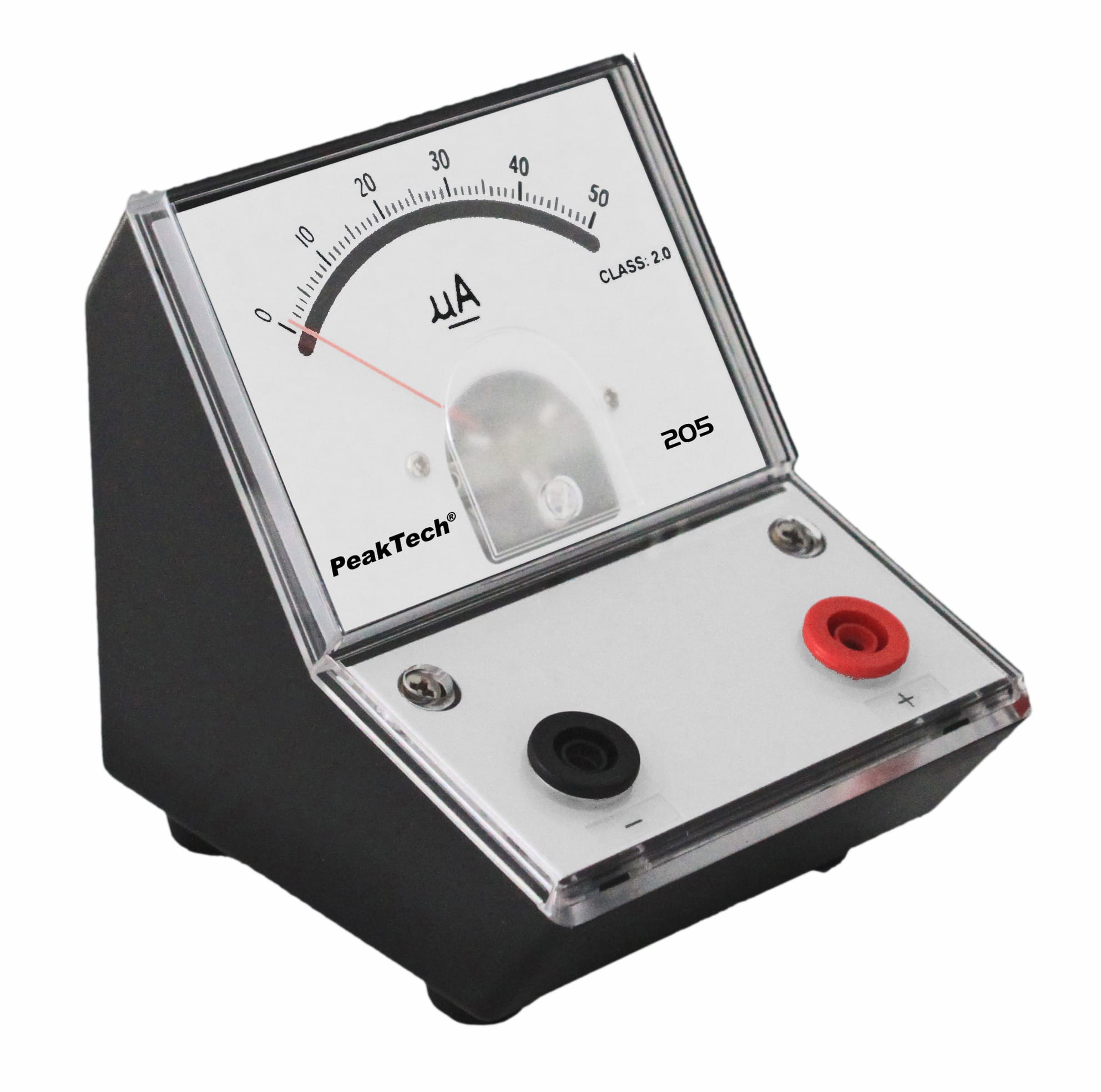 PeakTech® P 205-01 Analog amperemeter - 0 ... 50µA DC