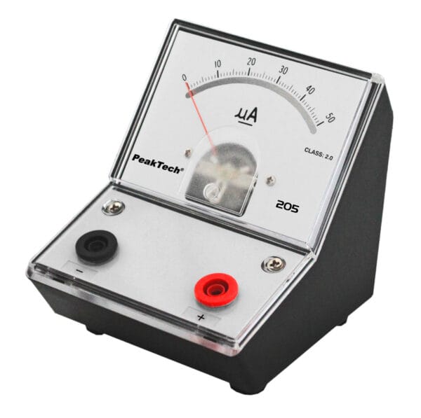 PeakTech® P 205-01 Analog amperemeter - 0 ... 50µA DC - Image 3