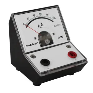PeakTech® P 205-02 Analog amperemeter - 0 ... 100µA DC