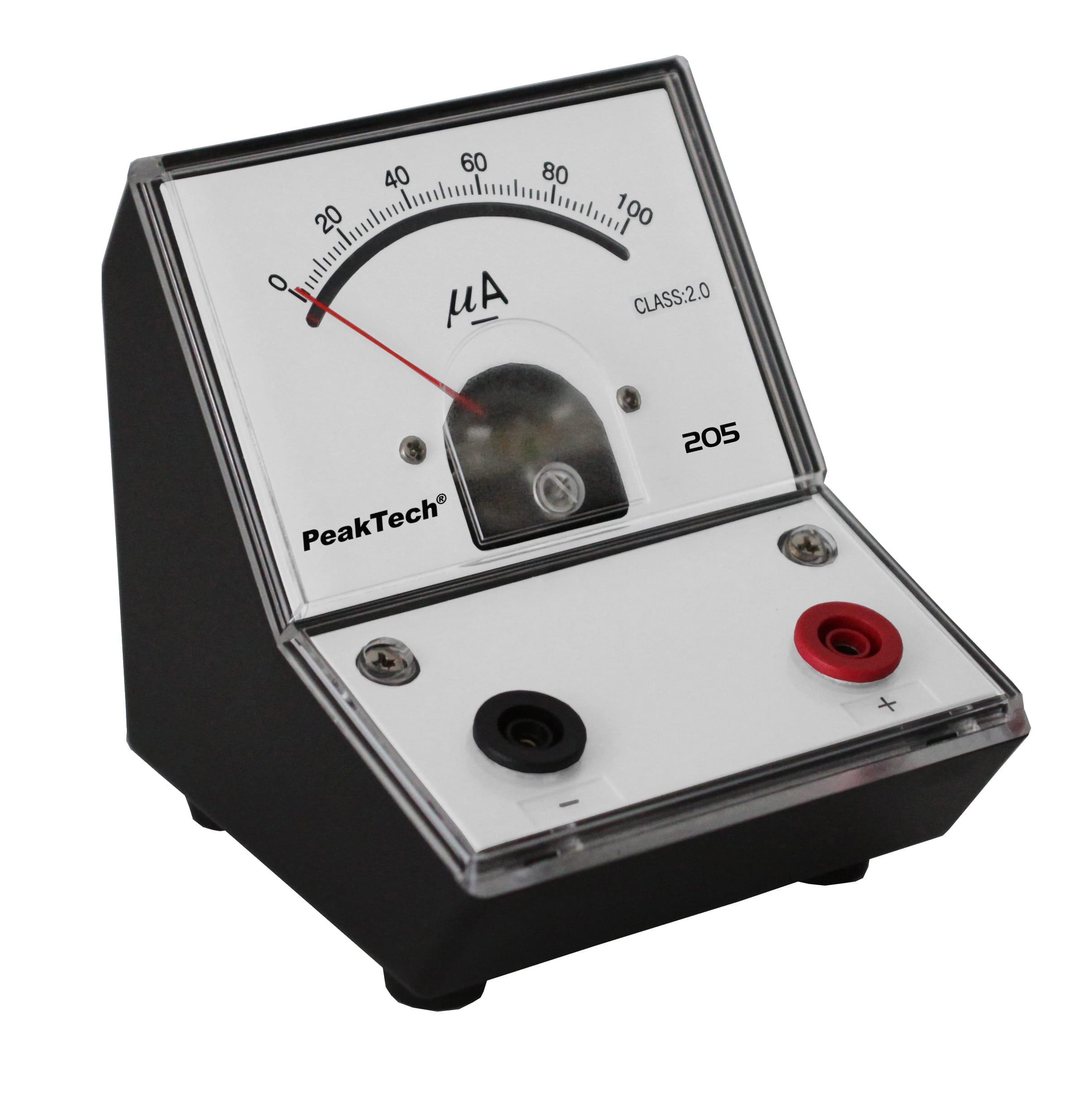 PeakTech® P 205-02 Analog amperemeter - 0 ... 100µA DC