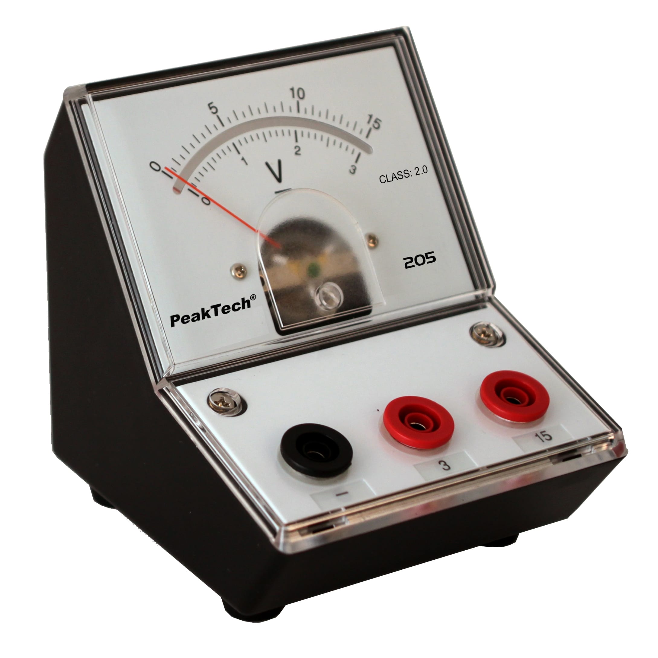 PeakTech® P 205-05 Analog voltmeter - 0 ... 3V / 15V DC