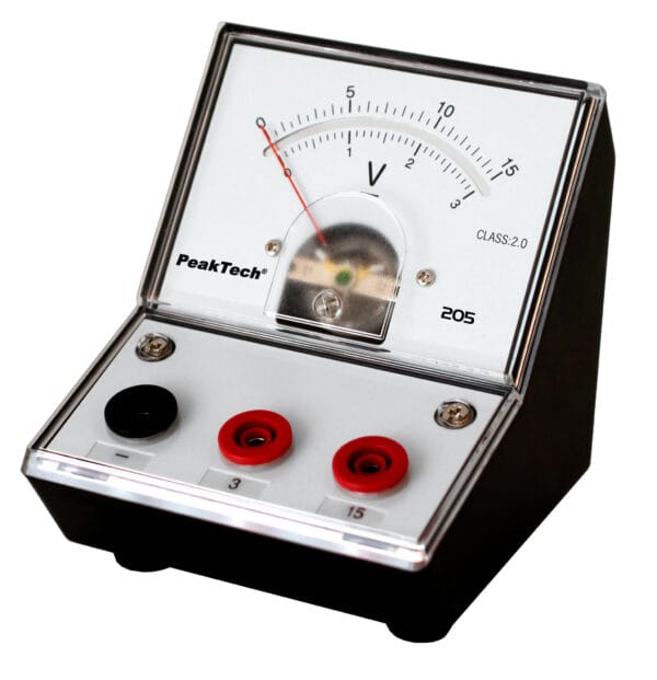PeakTech® P 205-05 Analog voltmeter - 0 ... 3V / 15V DC - Image 2