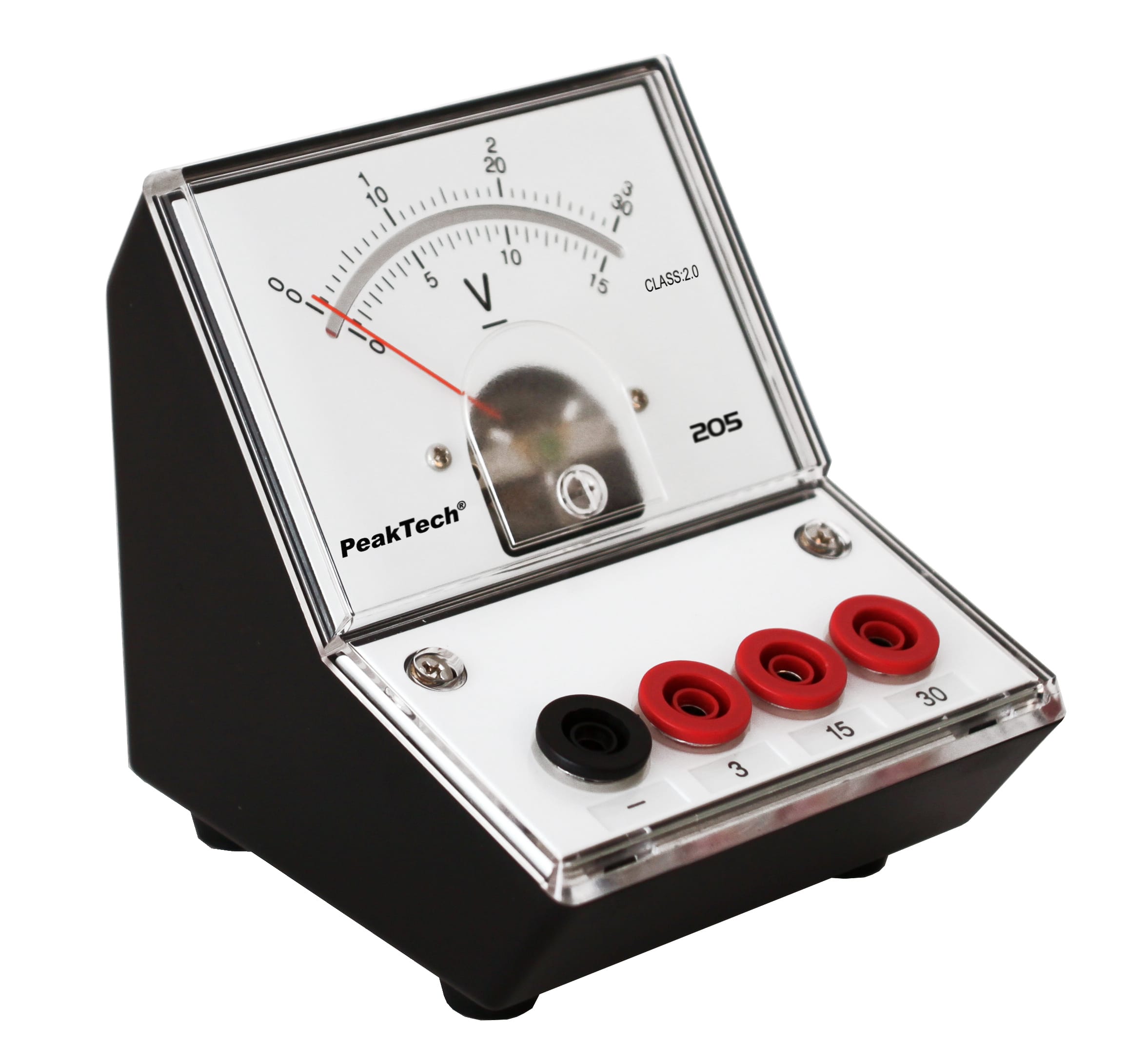 PeakTech® P 205-06 Analog voltmeter - 0 ... 3V/15V/30V DC