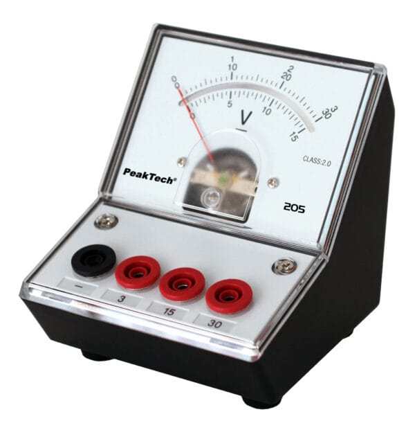 PeakTech® P 205-06 Analog voltmeter - 0 ... 3V/15V/30V DC - Image 2