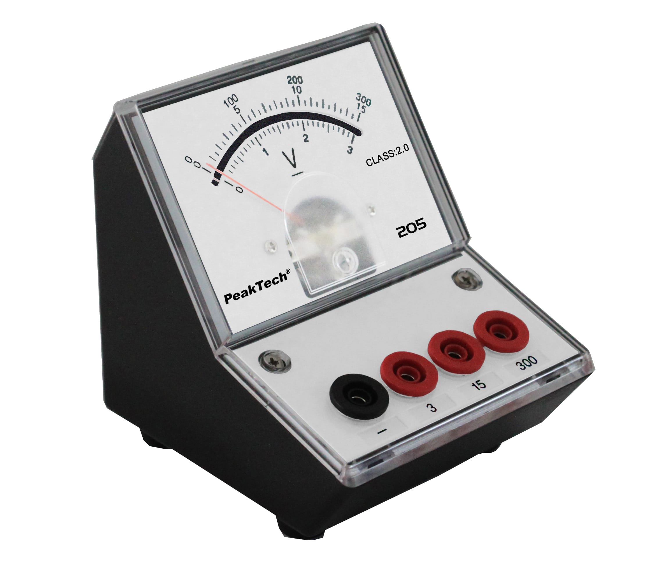 PeakTech® P 205-07 Analog voltmeter - 0 ... 3V/15V/300V DC