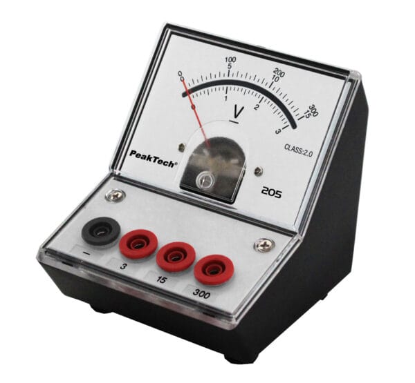 PeakTech® P 205-07 Analog voltmeter - 0 ... 3V/15V/300V DC - Image 2