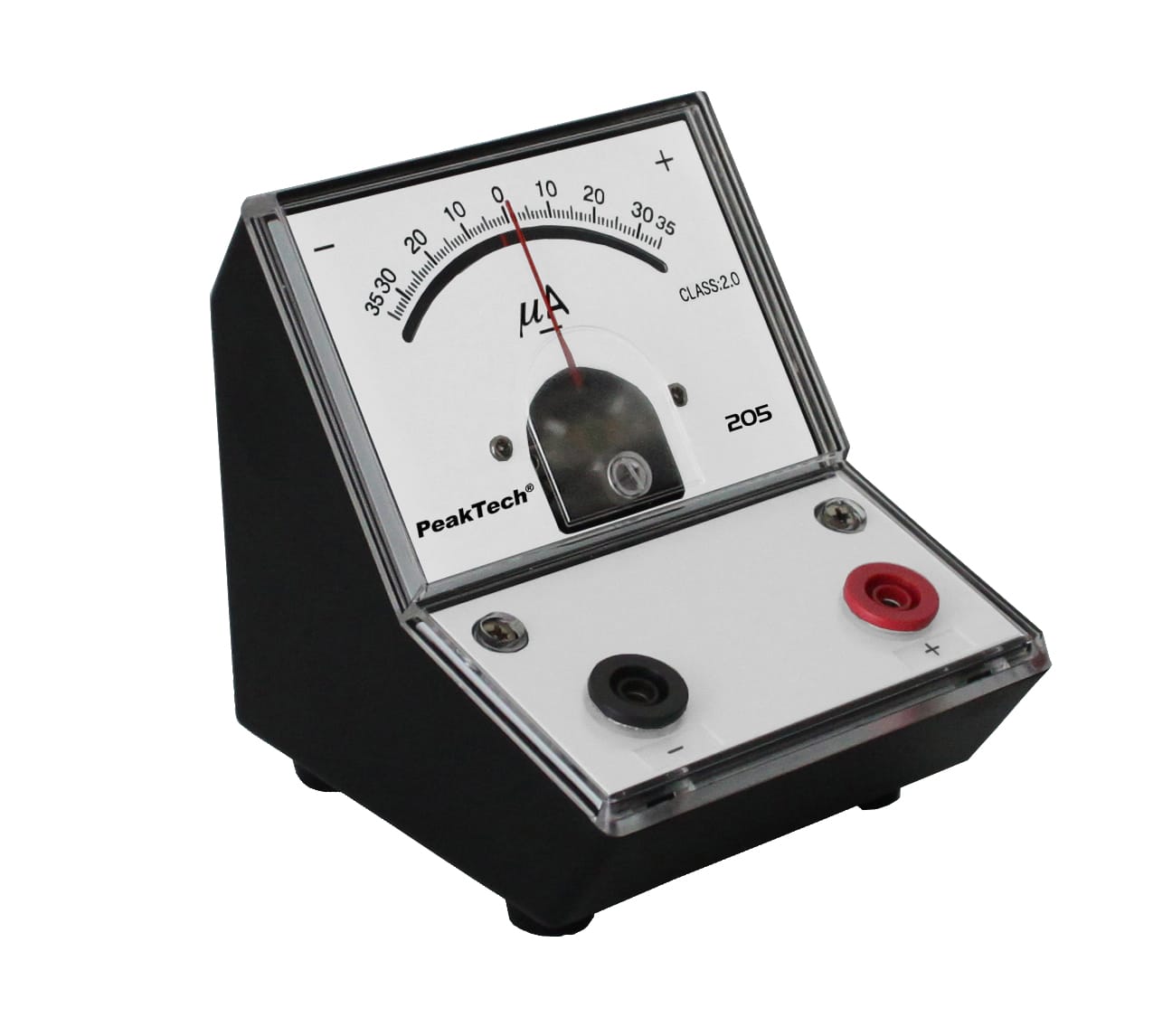PeakTech® P 205-08 Analog galvanometer +/- 35µA DC