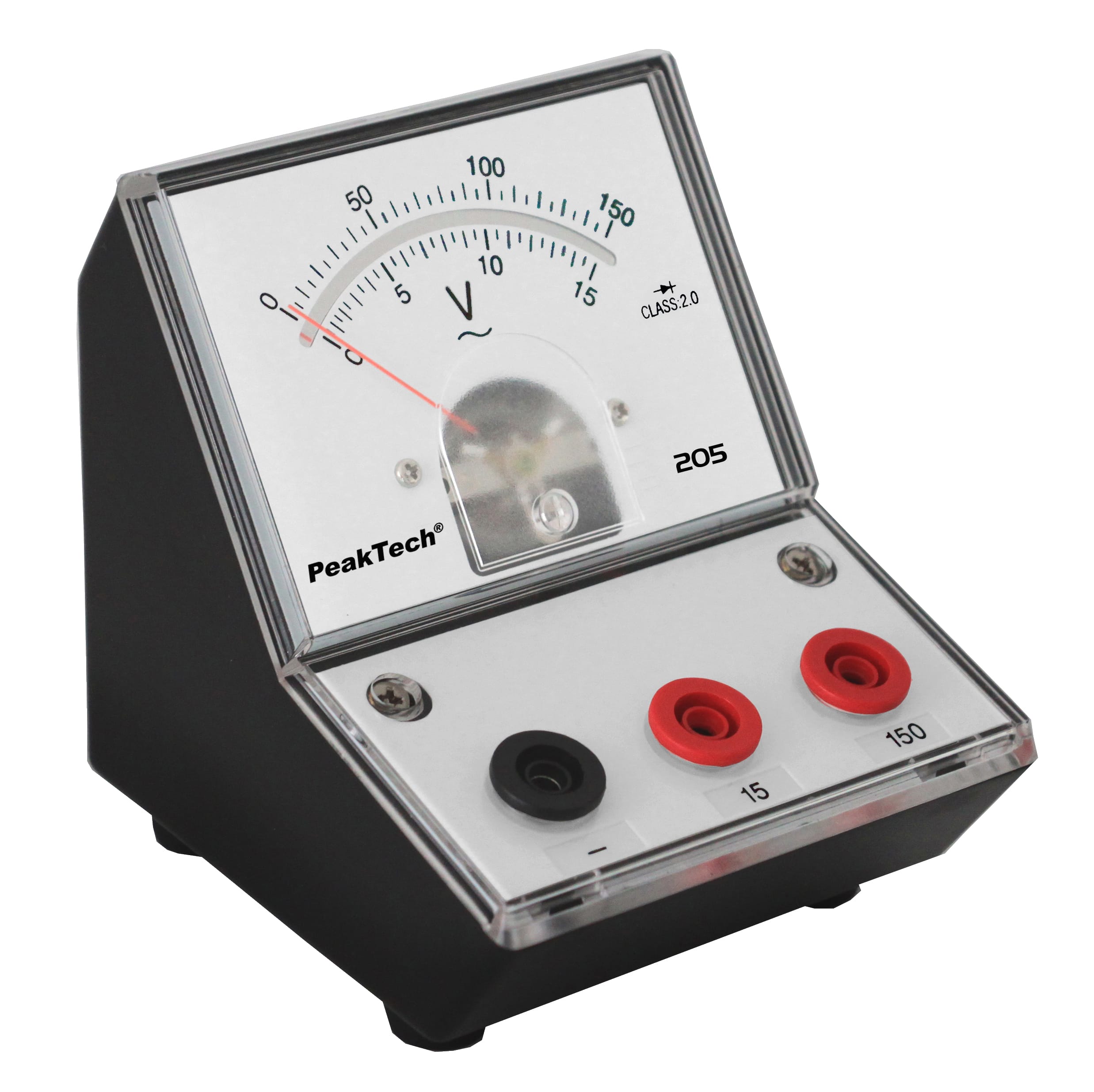 PeakTech® P 205-11 Analog voltmeter - 0 ... 15V/150V AC