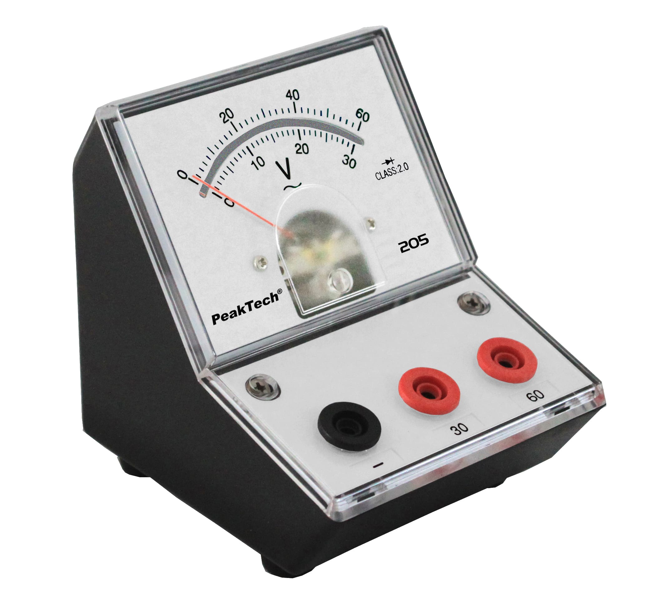 PeakTech® P 205-12 Analog voltmeter - 0 ... 30V / 60V AC