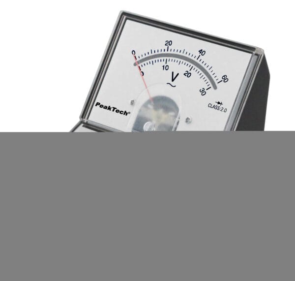 PeakTech® P 205-12 Analog voltmeter - 0 ... 30V / 60V AC - Image 2
