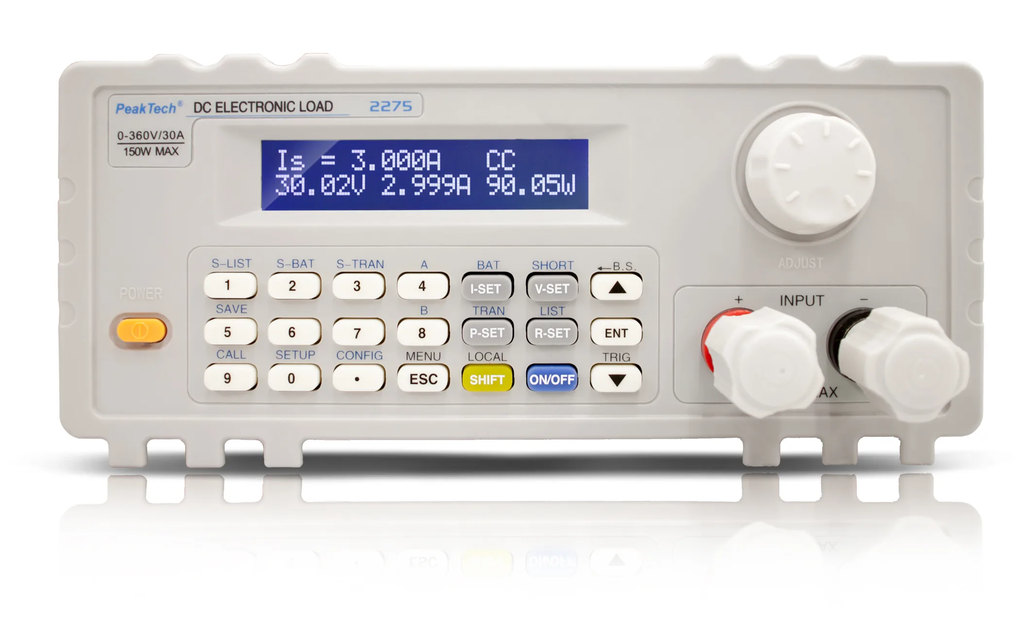 PeakTech® P 2275 DC electronic load with USB
