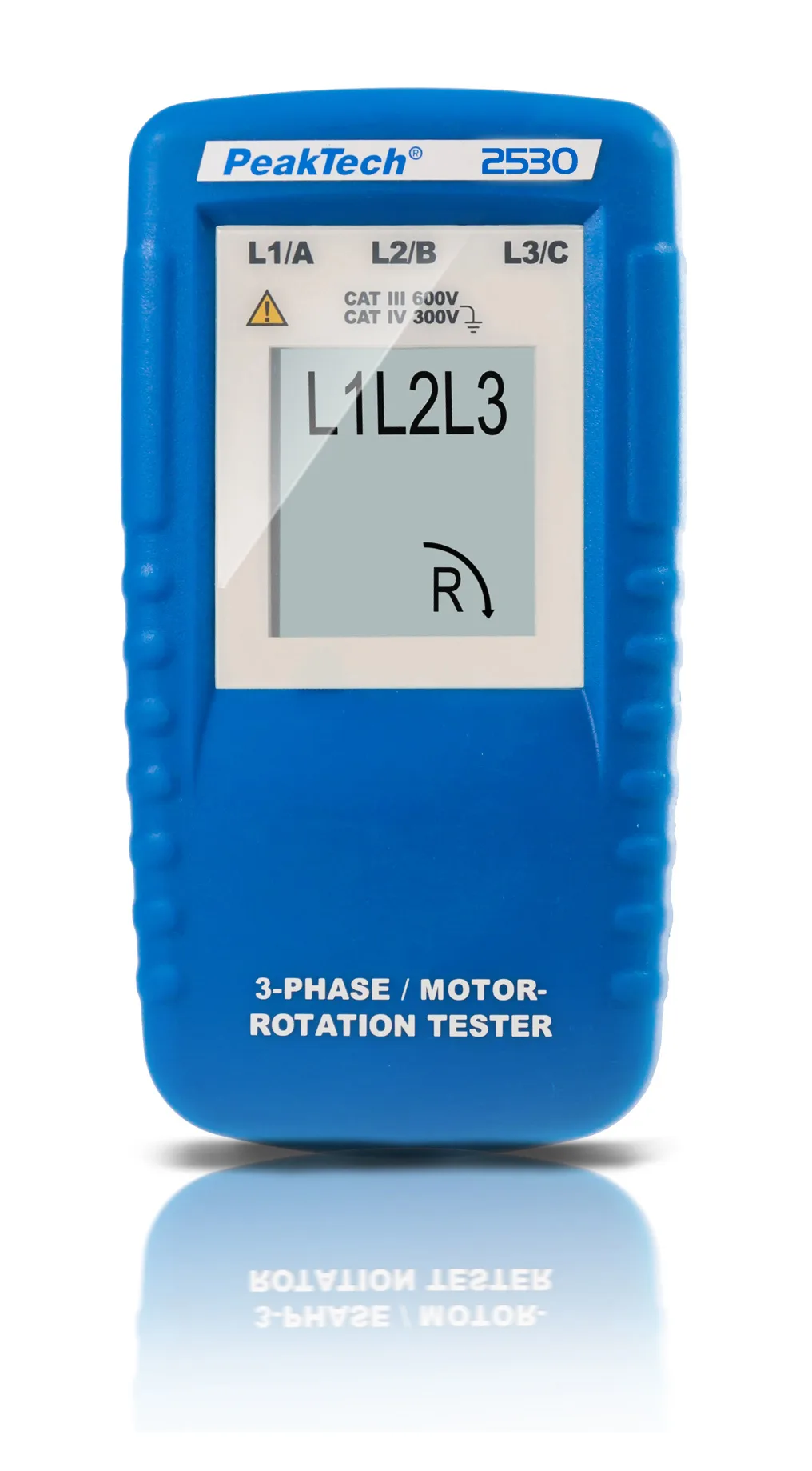 PeakTech® P 2530 3-phase direction indicator with LCD display
