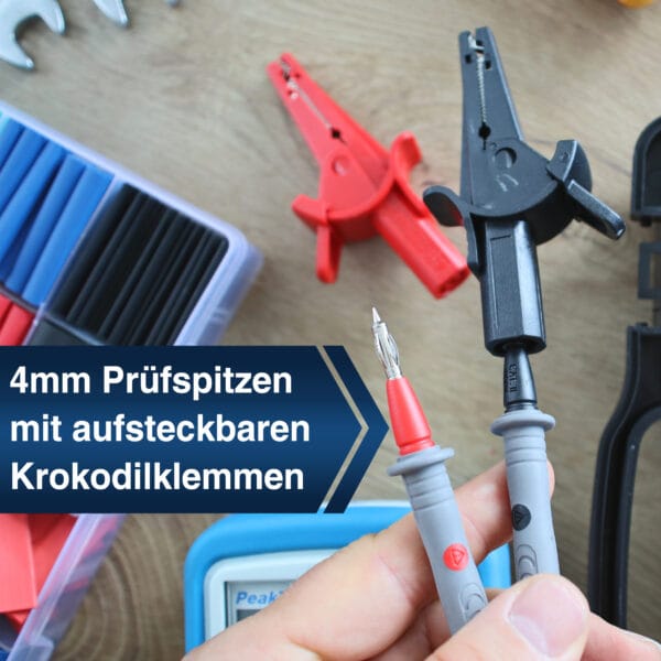 PeakTech® P 2695 Insulation tester 125/250/500/1000 V /4000 MΩ - Image 5