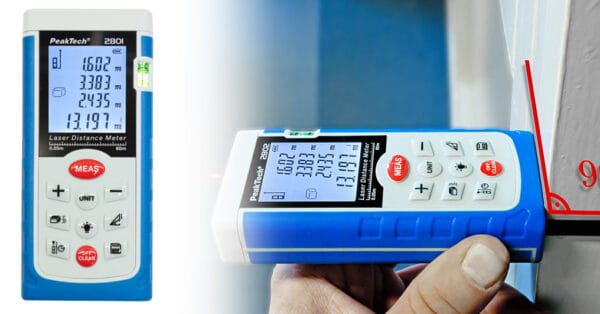 PeakTech® P 2801 Laser distance meter up to 60 meters - Image 4