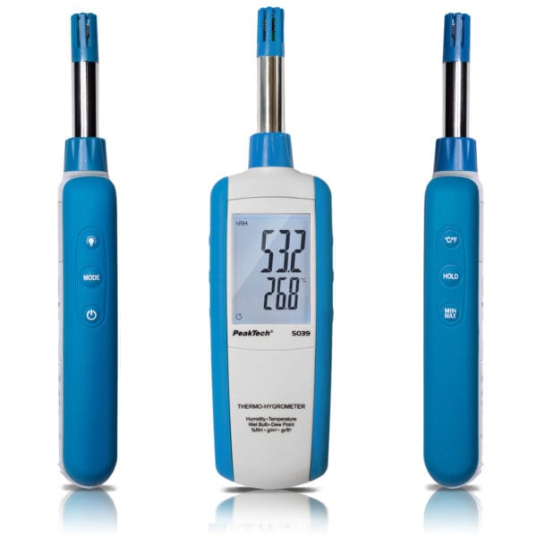 PeakTech® P 5039 Thermo-hygrometer with dew point and wet bulb - Image 6