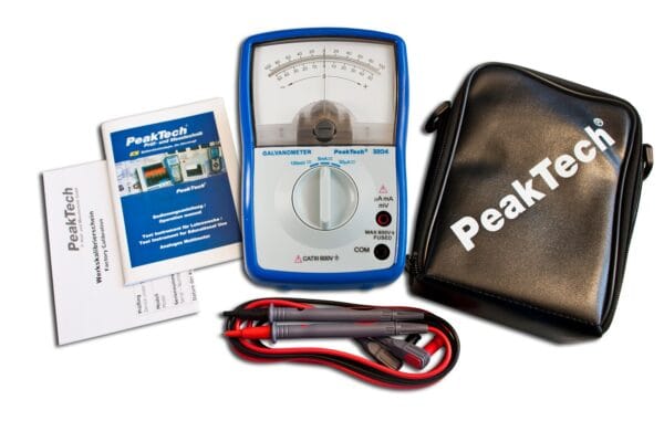 PeakTech® P 3204 Analog galvanometer, +/- 50µA / 5 mA / 100 mV DC - Image 3