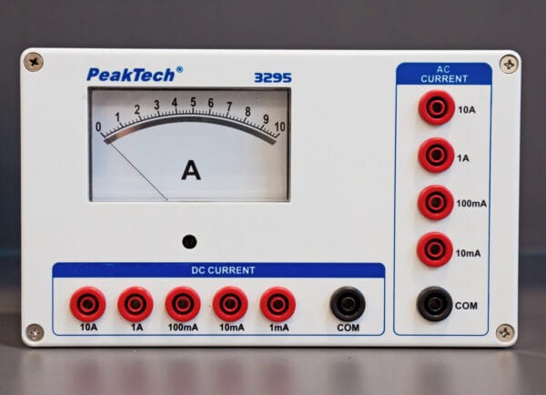 PeakTech® P 3295 Analog ammeter - 0 ... 1/10/100 mA / 1/10 A AC/DC - Image 4