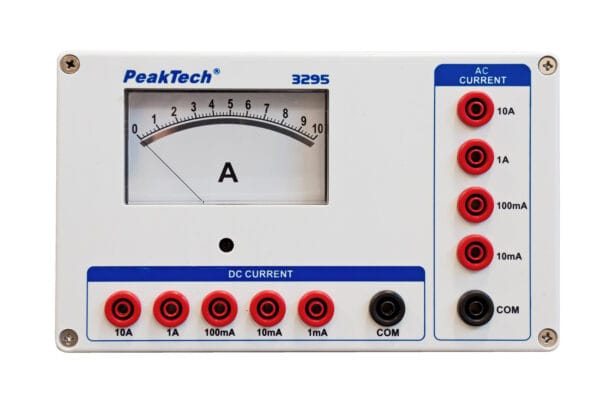 PeakTech® P 3295 Analog ammeter - 0 ... 1/10/100 mA / 1/10 A AC/DC - Image 3