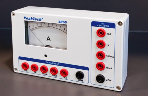 PeakTech® P 3295 Analog ammeter - 0 ... 1/10/100 mA / 1/10 A AC/DC - Image 5