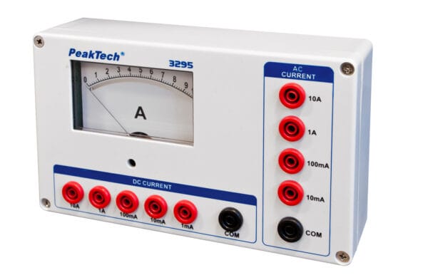 PeakTech® P 3295 Analog ammeter - 0 ... 1/10/100 mA / 1/10 A AC/DC - Image 2